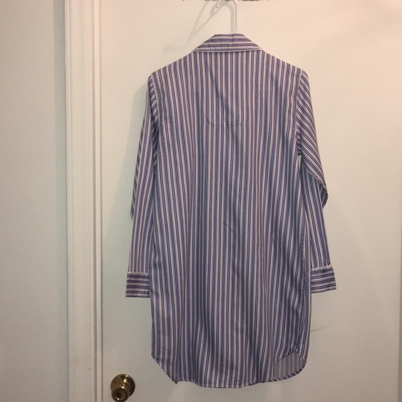 LAUREN RALPH LAUREN STRIPED SLEEP SHIRT - Picture 5 of 5